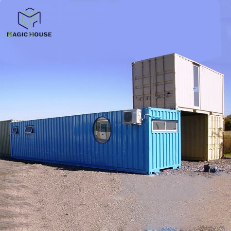 Prefeb rumah keluli struktur baru membina 40ft kontena rumah